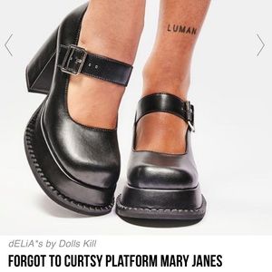 SZ 9- Delia’s Mary Jane Platforms - Forgot to Curtsy BRAND NEW IN BOX